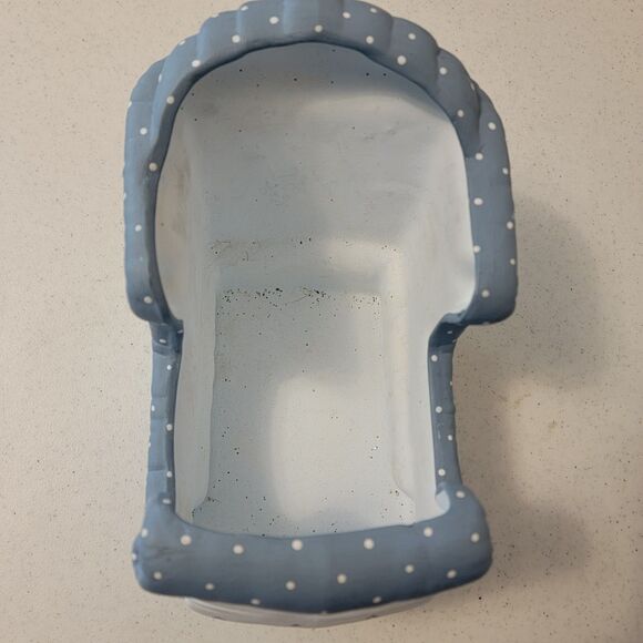 Vintage Kimple Ceramic Mold Christmas Reindeer & Santa Sleigh Quilted Figures - Picture 7 of 16